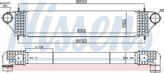 Carro Ψυγείο Intercooler 1.5 T-Mivec Βενζίνη (615x142x62) κατάλληλο για MITSUBISHI ECLIPSE CROSS 2018-2022 (GK/GL) / 1530A111 - 1 Τεμ