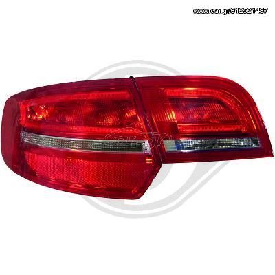 AUDI A3 8P 04-08 ΠΙΣΩ ΦΑΝΑΡΙΑ LED RED-WHITE / ΚΟΚΚΙΝΟ-ΛΕΥΚΟ 