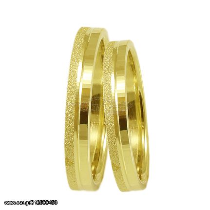Matteo Gold Wedding Ring K9 VR-01161