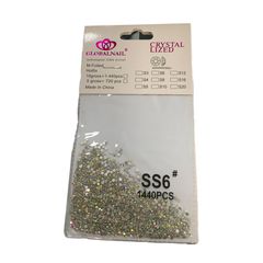 ΔΙΑΚΟΣΜΗΤΙΚΑ ΣΤΡΑΣ ΝΥΧΙΩΝ - GLOBAL NAIL - S6 - CRYSTAL LIZED - ΙΡΙΔΙΖΟΝ