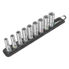 Wera, socket belt with hex deep sockets - Metric
