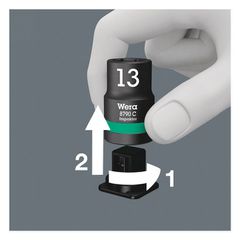 Wera, Impaktor 1/2" hex socket set - Metric-thumb-4