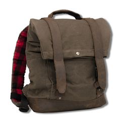 BURLY VOYAGER Τσάντα πλάτης / βαλίτσα μοτοσυκλέτας  BACK PACK dark oak