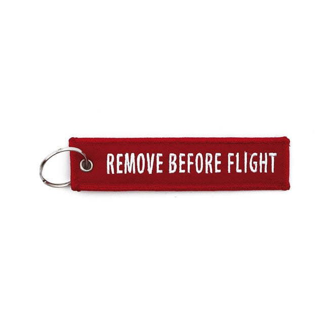 Μπρελόκ KEY RING REMOVE BEFORE FLIGHT RED