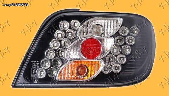 Φανάρι Πίσω Μαύρος LED / CITROEN XSARA 00-04 - 1 Τεμ