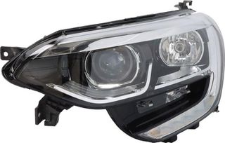 Carro Φανάρι Εμπρός ΗΛΕΚΤΡΙΚΟΣ (Η7/Η7) Χρώμιο Με Φως Ημέρας LED 2021- (Valeo) κατάλληλο για RENAULT MEGANE Sedan 2016- (LVA/LVM/LVN) / 260609985R - Αριστερό - 1 Τεμ