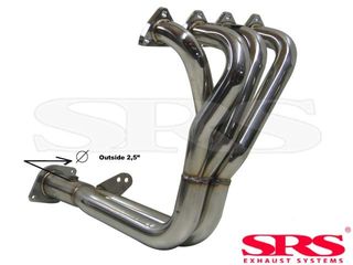 SRS EXHAUST SYSTEMS 4-2-1 EXHAUST HEADER STAINLESS STEEL (B16A1-ENGINES) Πολλαπλή Εξαγωγής Χταπόδι βελτιώσεις αναβάθμιση