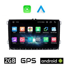 Εργοστασιακής εφαρμογής οθόνη για VOLKSWAGEN SKODA SEAT Android οθόνη 9" 2GB με GPS WI-FI Playstore Youtube MP3 USB Video Radio ΟΕΜ Bluetooth ηχοσύστημα αυτοκίνητου OEM Mirrorlink - 8501