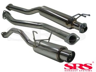 SRS EXHAUSTS CATBACK SYSTEM STAINLESS STEEL G55 (CIVIC 01-05 2DR) Εξάτμιση σετ (κομπλέ) Aνοξείδωτο 