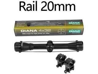 Διόπτρα Diana 4×32 με Βάσεις-thumb-2