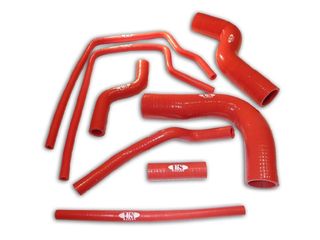 SALE! US-RACING SILICONE RADIATOR HOSES RED (IMPREZA 93-00 GT GC8) Σετ κολλάρων κολάρα σιλικόνης ψυγείου νερού 