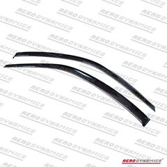 AERODYNAMICS WINDOW VISORS FRONT SMOKE (CIVIC 87-91) Ανεμοθραύστες σετ 2 τεμαχίων μπροστά