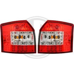 AUDI A4 B6 STATION WAGON  LED TAIL LIGHTS RED-WHITE / ΠΙΣΩ ΦΑΝΑΡΙΑ ΚΟΚΚΙΝΟ - ΛΕΥΚΟ  
