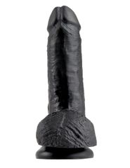 King Cock Μαύρο Ομοίωμα 17.7εκ Pipedream