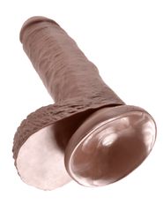 Pipedream King Cock With Balls Brown 7in-thumb-4