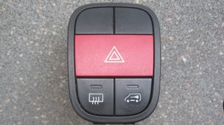 Διακόπτες alarm ,κεντρ.κλειδ. ,παρμπρίζ από Peugeot Bipper '08-'18, Citroen Nemo '08-'18, Fiat Fiorino-Qubo '08-'18