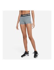 Nike Pro Women's 3" Shorts Smoke GreyHeatherBlackBlack CZ9857084 MBS