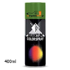 Spray Ral 6018 πράσινο-κίτρινο quantum ακρυλικό χρώμα 400ml Elastotet ( Συσκευασία 6 τμχ)