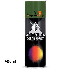 Spray Ral 6010 πράσινο γρασιδιού quantum ακρυλικό χρώμα 400ml Elastotet ( Συσκευασία 6 τμχ)