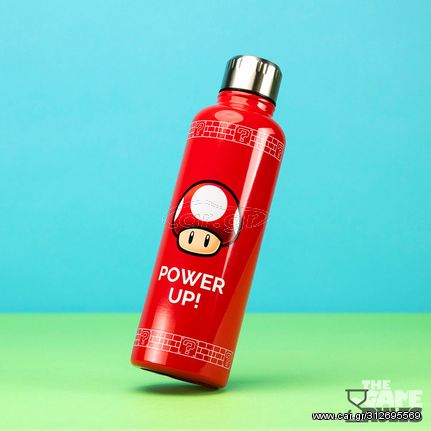 Super Mario: Power Up - Μεταλλικό Μπουκάλι  (500ml)