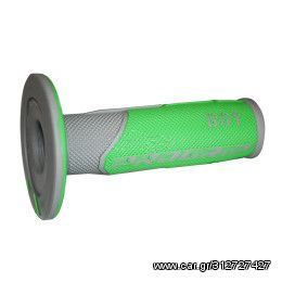 ΧΕΙΡΟΛΑΒΕΣ PRO GRIP GRIPS DOUBLE DENSITY OFFROAD 801 CLOSED END ΠΡΑΣΙΝΟ/ΓΚΡΙ