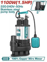 Αντλία υποβρύχια λυμάτων TOTAL ΙΝΟΧ Β.Τ 1.100W 2'' ( TWP7110016 )
