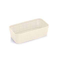 Καλαθάκι Okay Ν.2 small διαστάσεων 18.5x9.4x6cm σε λευκό χρώμα