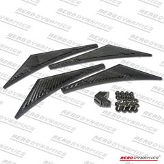 AERODYNAMICS FRONT BUMPER SPLITTERS CARBON (UNIVERSAL)  ΕΜΠΡΟΣ ΠΡΟΦΥΛΑΚΤΗΡΑ ΣΠΟΙΛΕΡ SPOILER