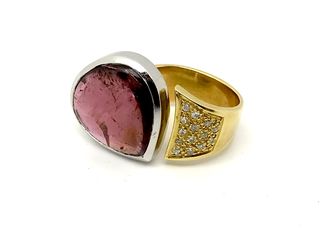 Δαχτυλιδι 18k με Τουρμαλίνη -thumb-6