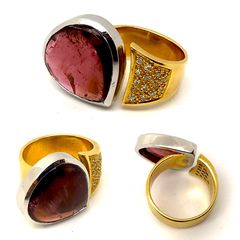 Δαχτυλιδι 18k με Τουρμαλίνη -thumb-14