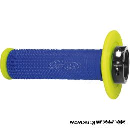 ΧΕΙΡΟΛΑΒΕΣ PRO GRIP 708 OFFROAD SINGLE DENSITY LOCK ON GRIPS ΜΠΛΕ/ΚΙΤΡΙΝΟ