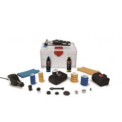 HR 81ML LUX Kit Nano Ibrid Mini Αλοιφαδόρος με Κοντό Λαιμό 12V (2x2.0Ah) - ΜΕ ΜΠΑΤΑΡΙΑ & ΦΟΡΤΙΣΤΗ - RUPES (#130007)