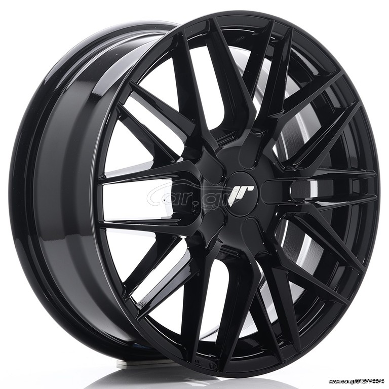 JR Wheels JR28 17x7 ET40 5x112 Glossy Black