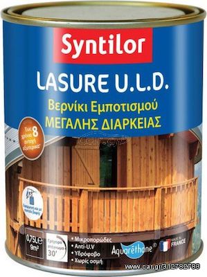 Βερνίκι Εμποτισμού Διάφανο Σατινέ LASURE U.L.D Syntilor 2.5ltr