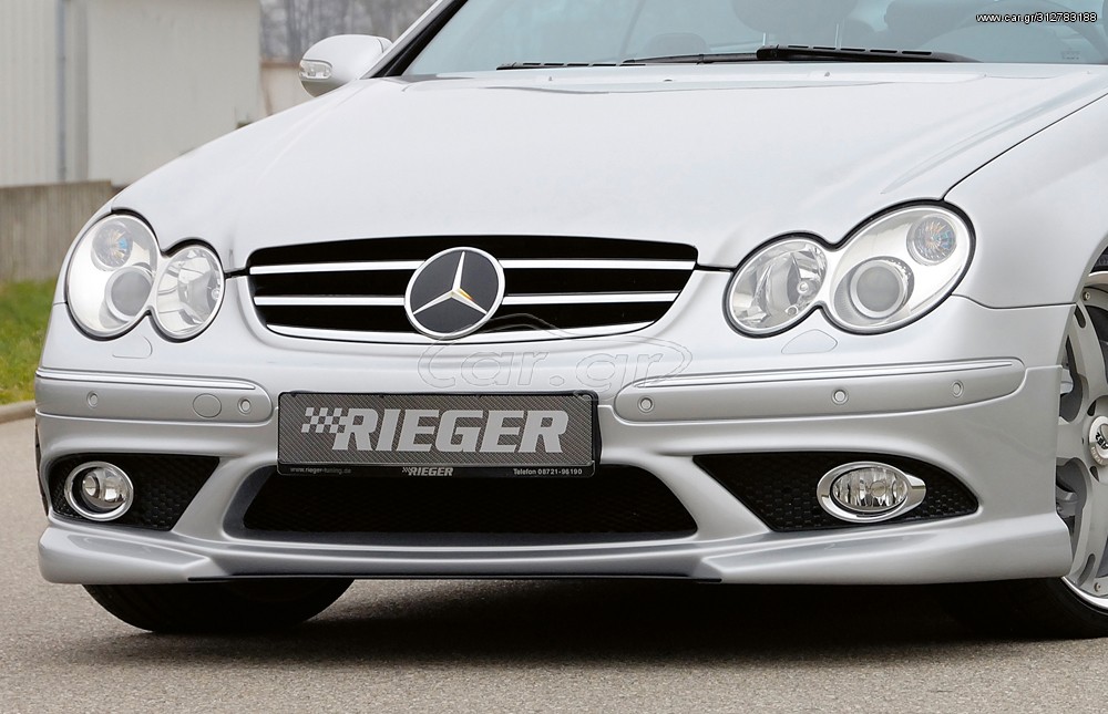 Car Gr Spoiler Rieger Front Apron Fits For Mercedes Clk W