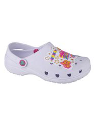 Skechers Παιδικά Σαμπό Θαλάσσης Heart Charmer Photobomb 308003L-WMLT Λευκά
