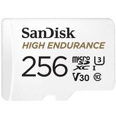 SanDisk High Endurance memory card 256 GB MicroSDXC UHS-I Class 10