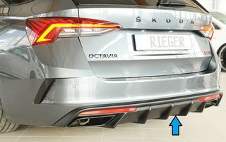 ΟΠΙΣΘΙΟ DIFFUSER RIEGER SKODA OCTAVIA RS NX.
