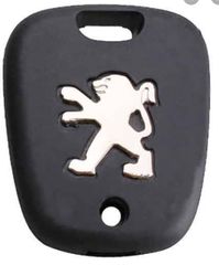 Κέλυφος Κλεδιού Peugeot με Λάμα, 2 Κουμπιά & Logo