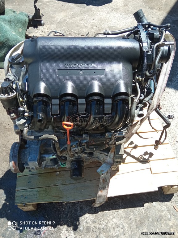 Μοτέρ honda jazz 2009 με κωδικό μηχανής L13A με 92000km !!!!!