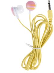 Ακουστικά Earphone Ψείρες Με Καλώδιο Hip Design κίτρινο S48000070 OEM