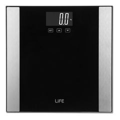 Γυάλινη ηλεκτρονική ζυγαριά μπάνιου LiFE CARDIO με λιπομέτρηση 7 σε 1 με εύρος μέτρησης 5-180kg