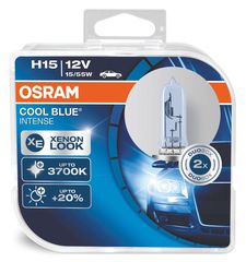 OSRAM H15 12V 15/55W Cool Blue Intense 3700K (64176CBI-HCB) 2τμχ