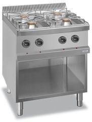 Εστία Αερίου Με 4 Καυστήρες Επιδαπέδια του Ιταλικού οίκου DEXION - Καινούργια.