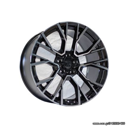 REPLICA ΖΑΝΤΕΣ BMW 5769 20X9-10.5 ET40/35 5-120 BLACK MACHINED FACED