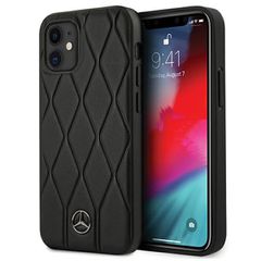 Mercedes Wave Line Case for iPhone 12 mini - Black-thumb-0