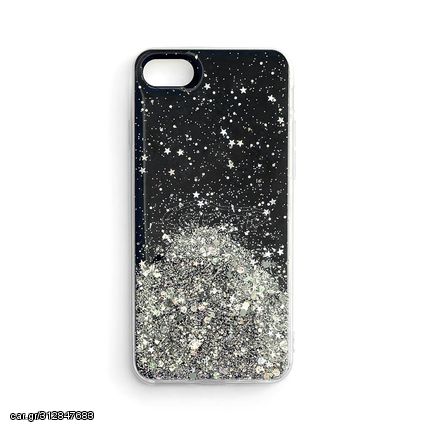 Wozinsky Star Glitter Shining Cover for Samsung Galaxy S21+ 5G (S21 Plus 5G) black