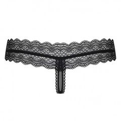 Obsessive Tempting Black Thong-thumb-1