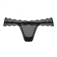 Obsessive Tempting Black Thong-thumb-2