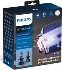 Philips H4 Ultinon Pro 9000 HL +250% 12V 11342U90CWX2